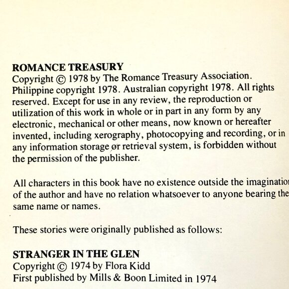 Vtg. Romance Treasury Anthology by The Romance Treasury Association (1978) - Picture 4 of 11